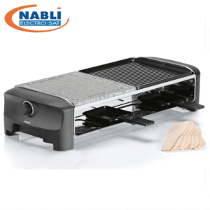 GRILL RACLETTE 8 PERSONNES AVEC PIERRE DE CUISSON 1300W 162820