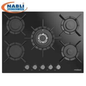 PLAQUE DE CUISSON PREMIUM 5F NOIR 70CM FONTE AP751.BXS01