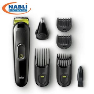 MULTIGROOMER BRAUN 6EN1 NEZ/OREILLE 4 PEIGNES MGK 3021/3221