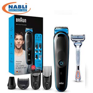 MULTIGROOMER BRAUN 7EN1 RECH.4PEIGNES MGK 3242