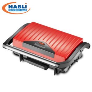 PANINI GRILL A CONTACT TECHWOOD INOX/ROUGE 1500W TGD-015/020