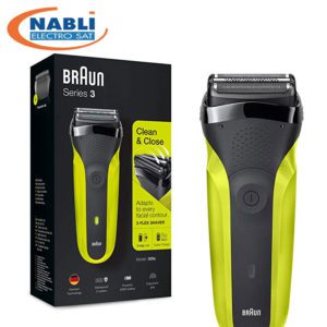 RASOIR BRAUN SERIES 3 RECHARGEABLE /LAVABLE 300s