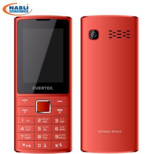 MOBILE PHONE EVERTEK E 28 BLACK RED