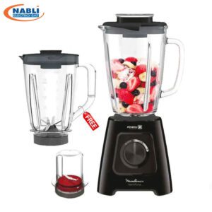 BLENDER FORCE MOULINEX 600W BOL EN VERRE+BOL PLASTIQUE LM42R810