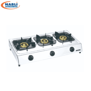 RECHAUD PLAT 3 FEUX BIOLUX INOX M.7040X 3AL